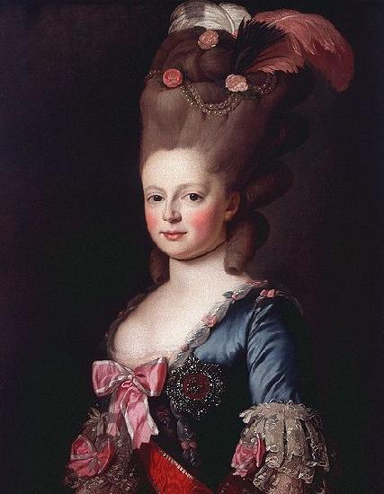 Alexander Roslin Portrait of Sophie Dorothea of Werttemberg Germany oil painting art